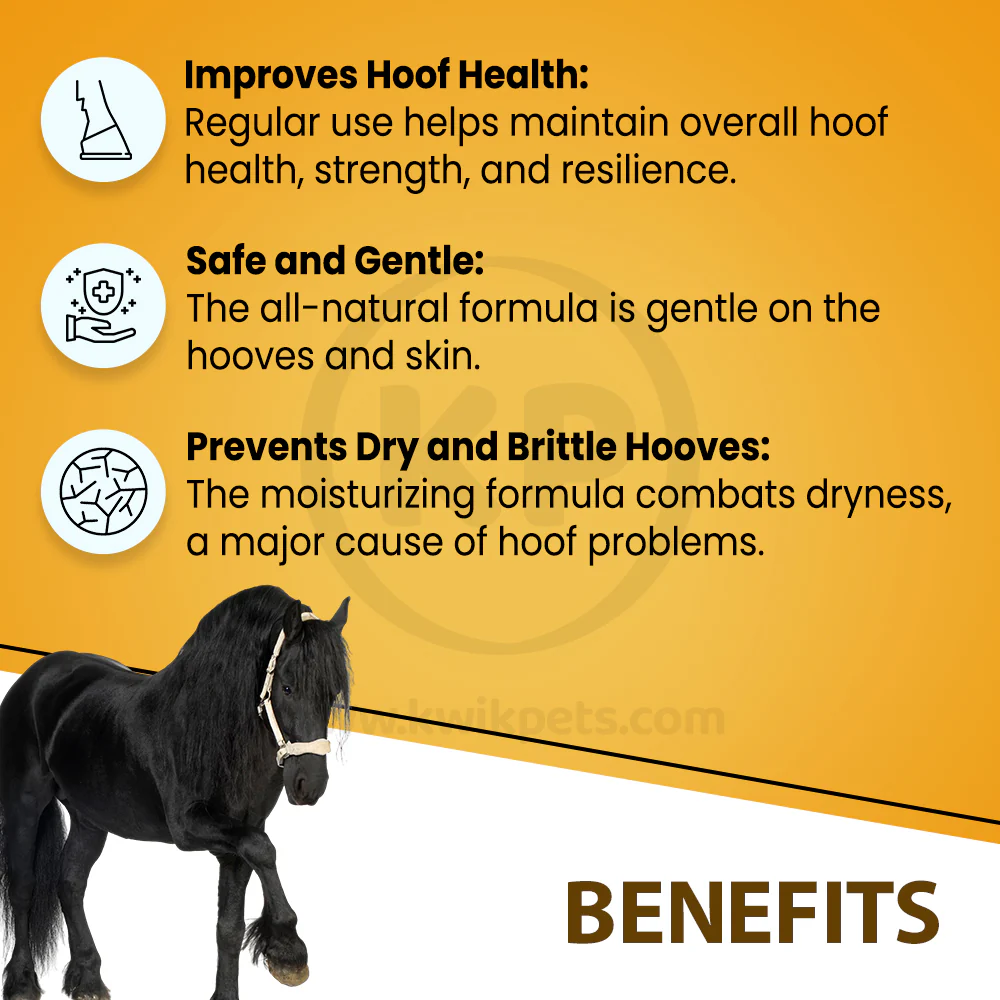 Absorbine Hooflex All Natural Dressing & Conditioner for Horses 15-oz - Image 4
