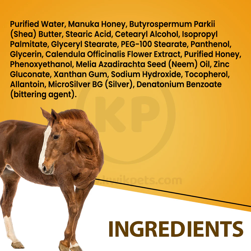 Absorbine Silver Honey Rapid Wound Repair Antimicrobial Ointment for Horses 2-oz - Image 5