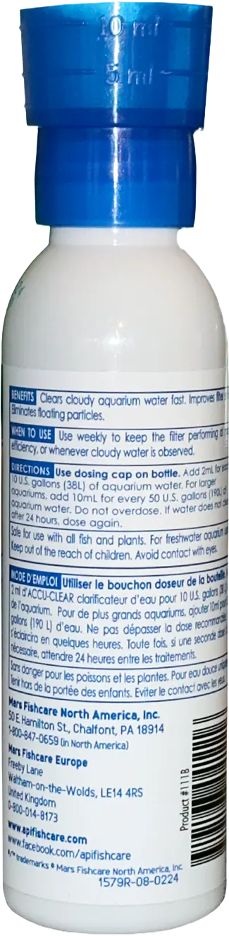 API Accu-Clear Aquarium Water Clarifier 4-oz - Image 2