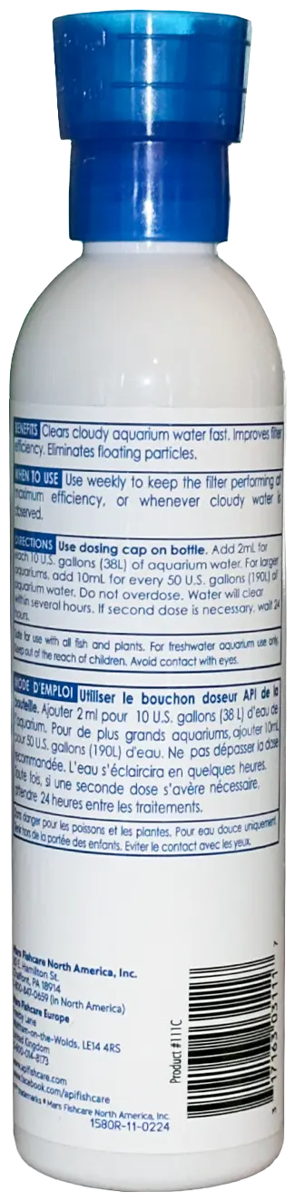 API Accu-Clear Aquarium Water Clarifier 8-oz - Image 2