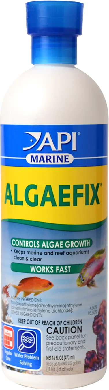 API AlgaeFix Marine Aquarium Algaecide 16-oz