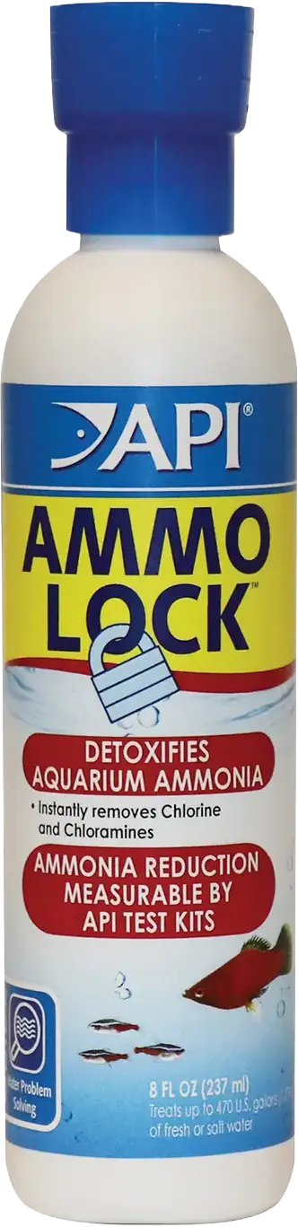 API Ammo-Lock Freshwater & Saltwater Aquarium Ammonia Detoxifier 8-oz