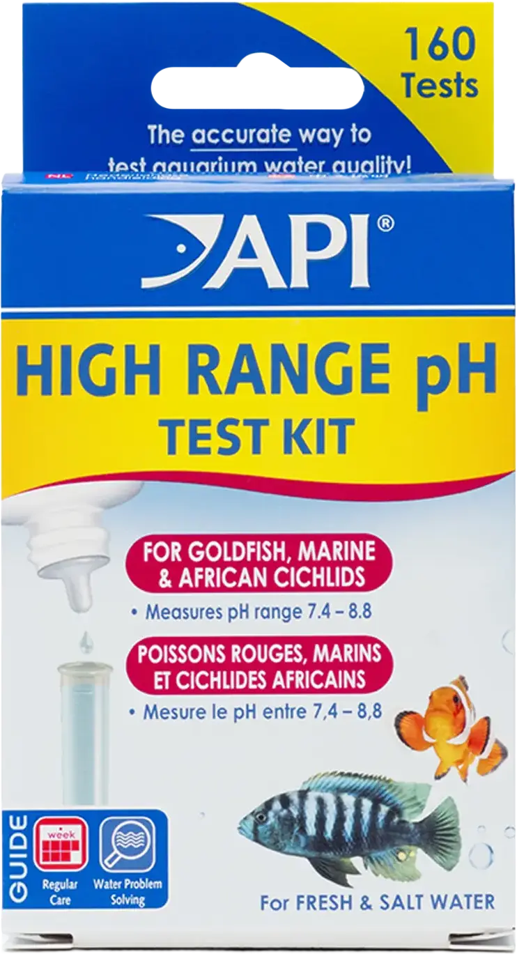 API High Range pH Test Kit for Freshwater & Saltwater Aquarium 160 Count