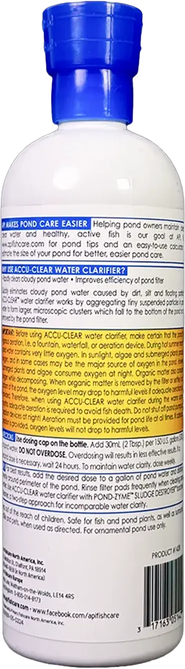API Pond Accu-Clear Aquarium Water Clarifier 16-oz - Image 2