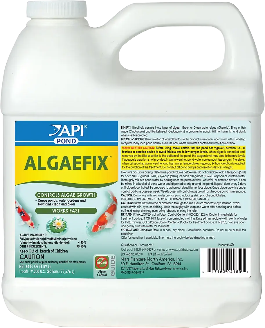 API Pond AlgaeFix Algae Control Solution 64-oz