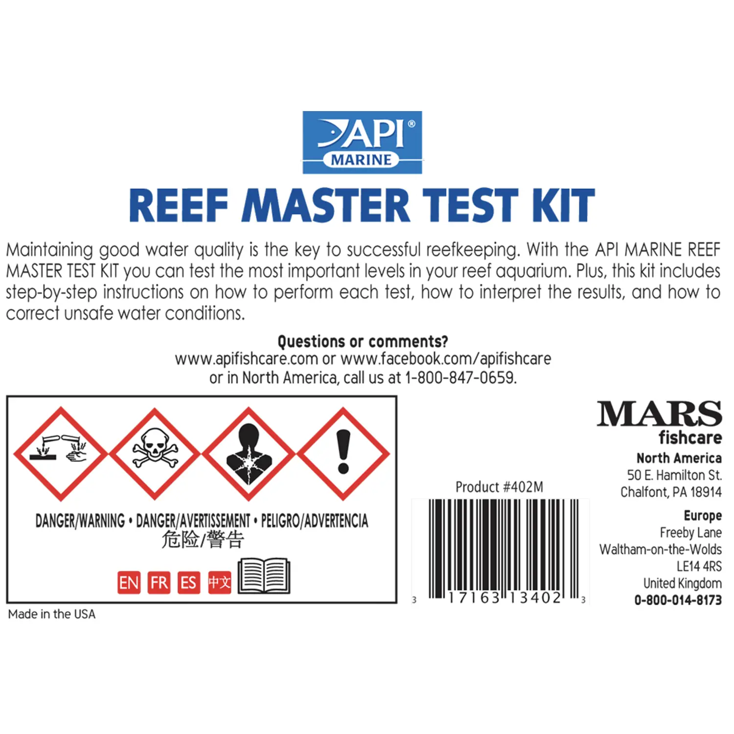 API Reef Aquarium Master Test Kit - Image 2
