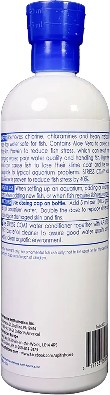 API Stress Coat No Pump Remedy Aquarium Water Conditioner 16-oz - Image 2