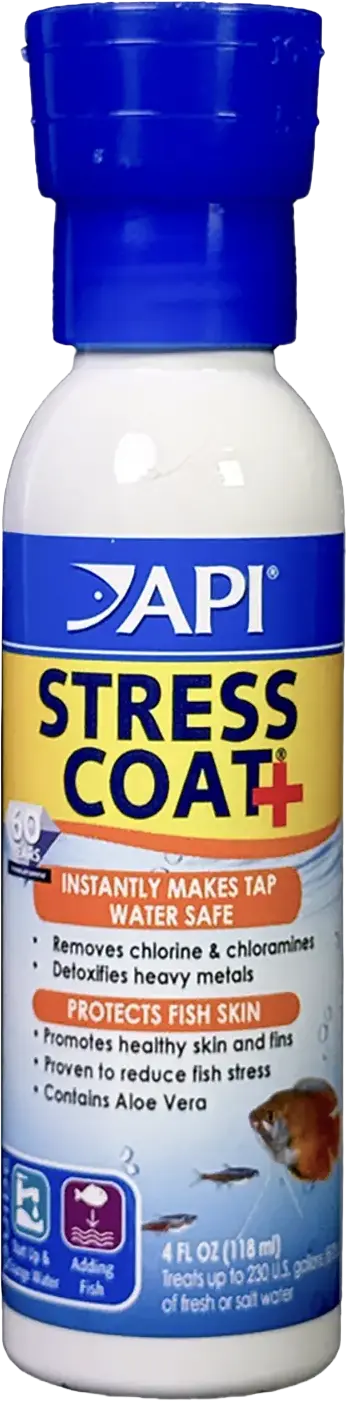 API Stress Coat No Pump Remedy Aquarium Water Conditioner 4-oz