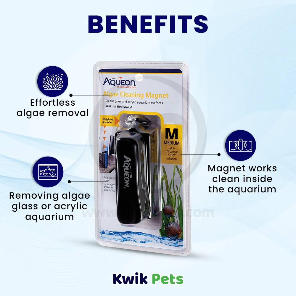 Aqueon Algae Cleaning Magnet for Aquarium Medium - Image 3