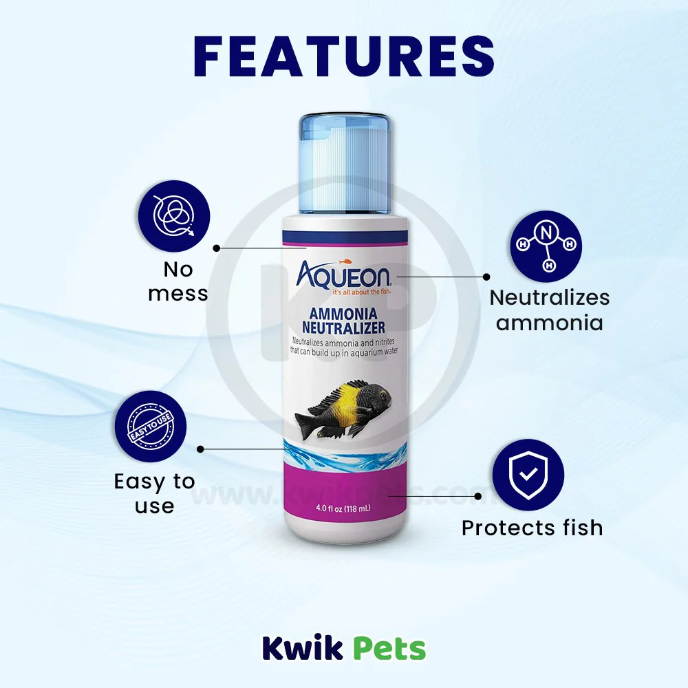 Aqueon Ammonia Neutralizer for Aquariums 4‑oz - Image 2