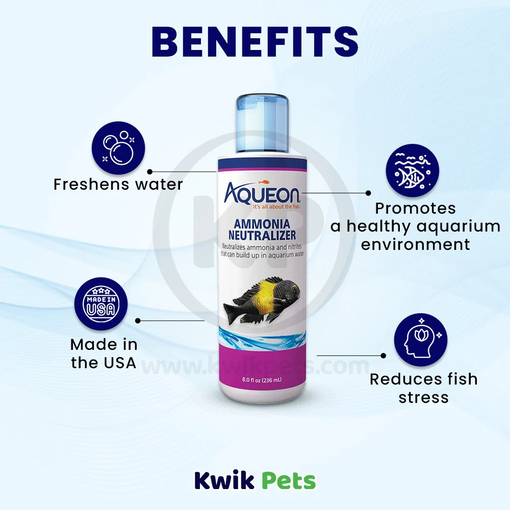 Aqueon Ammonia Neutralizer for Aquariums 8-oz - Image 3