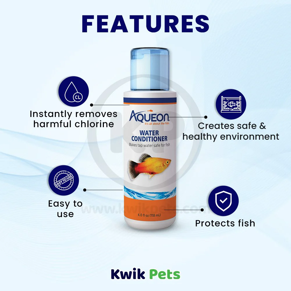 Aqueon Aquarium Water Conditioner Bottle 4-oz - Image 2