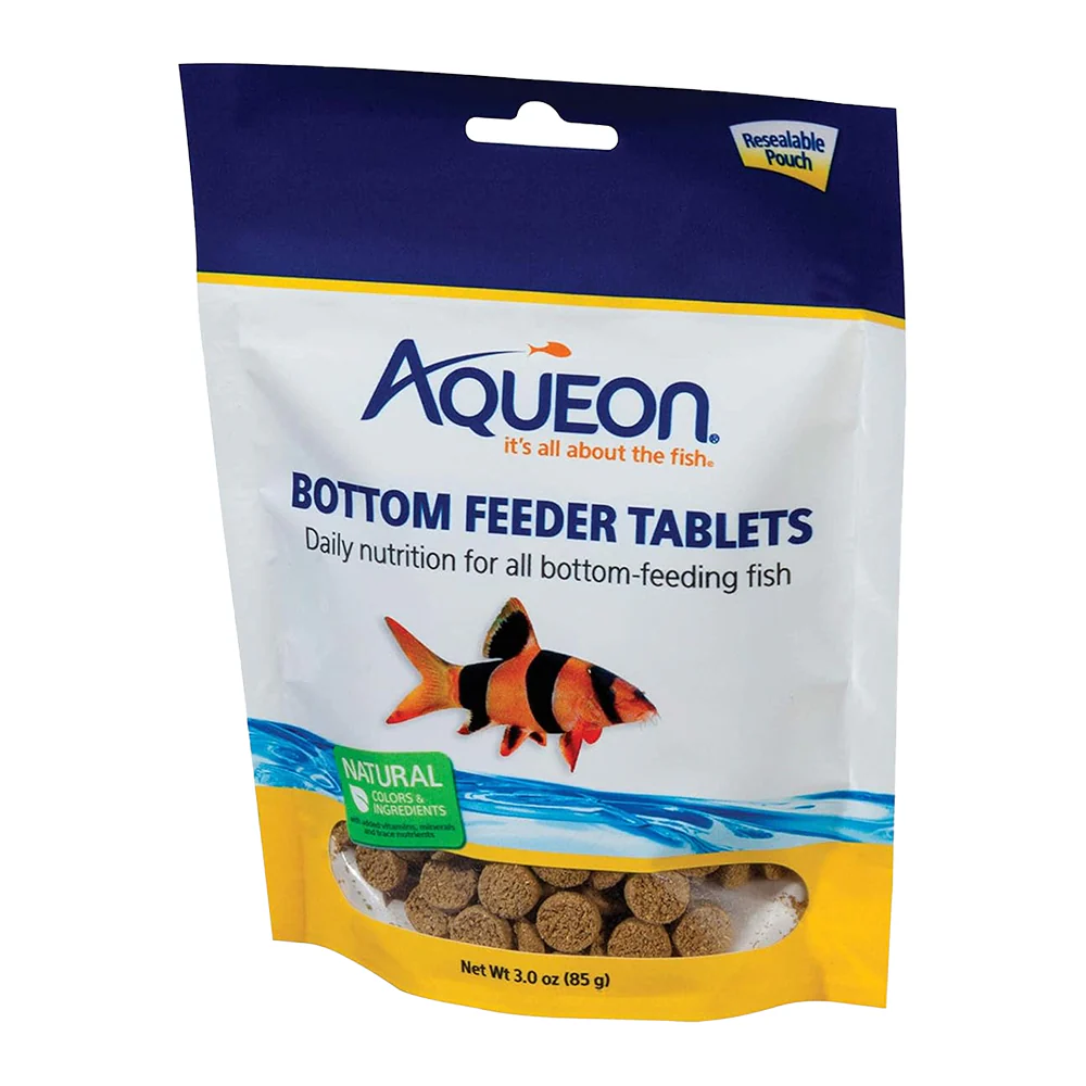 Aqueon Bottom Feeder Tablets Fish Food 3-oz