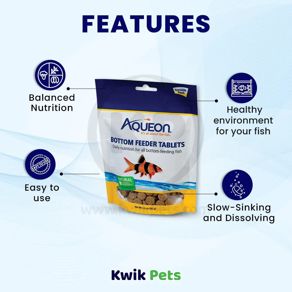 Aqueon Bottom Feeder Tablets Fish Food 3-oz - Image 3