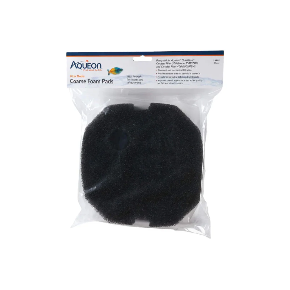 Aqueon Filter Media Foam Pad Aquarium Filter Media Medium & Large