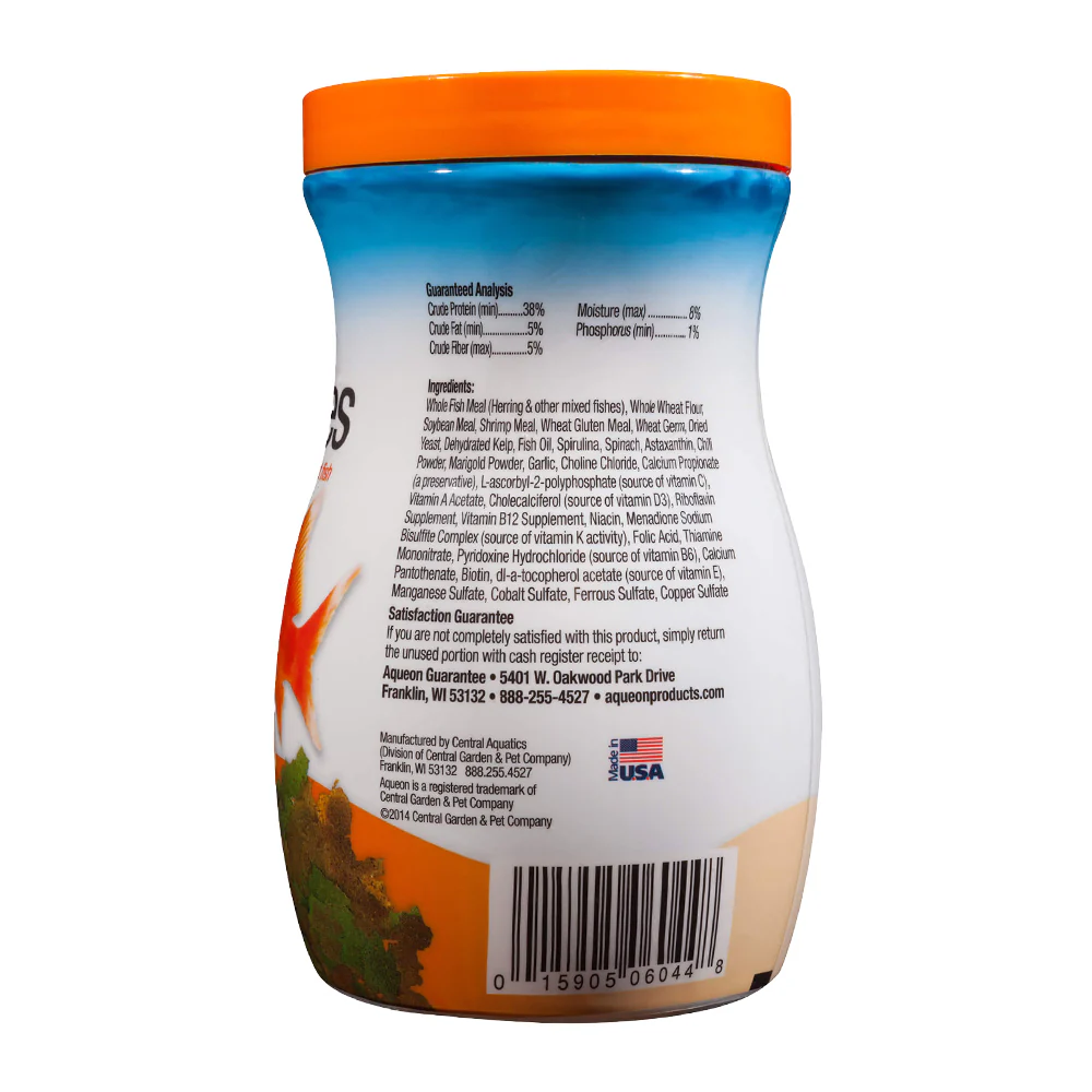 Aqueon Goldfish Flakes Fish Food 7.12-oz - Image 2
