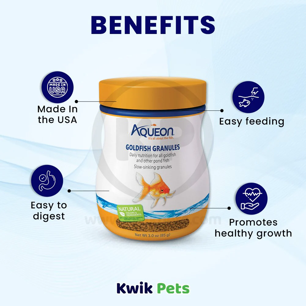 Aqueon Goldfish Granules Fish Food 3-oz - Image 4