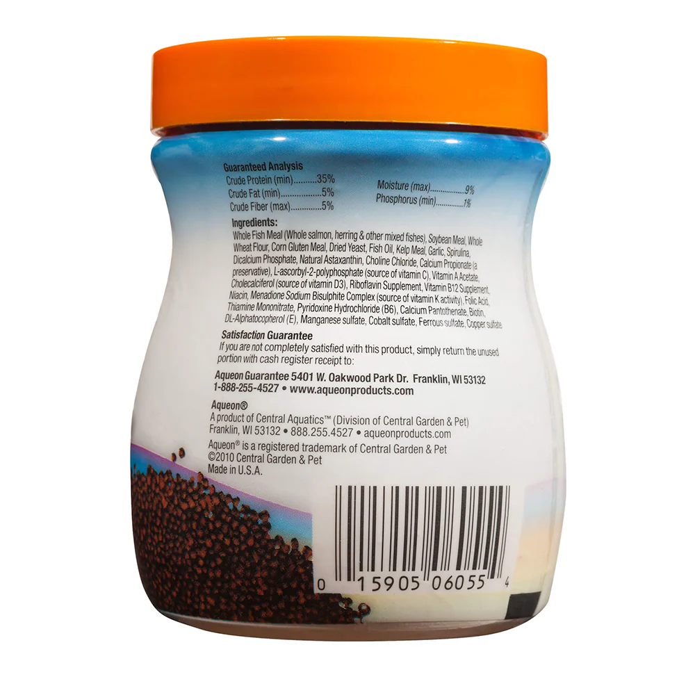 Aqueon Color Enhancing Goldfish Granules Fish Food 3-oz - Image 2