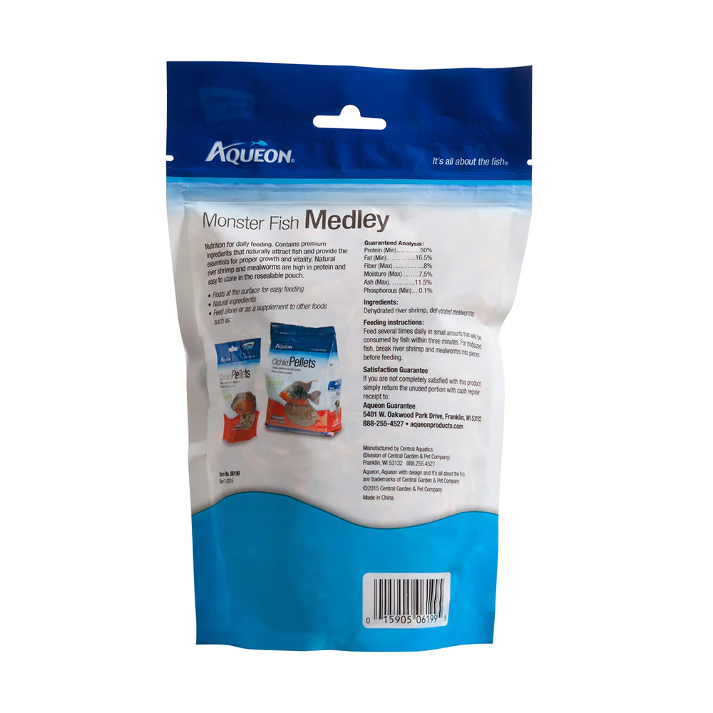 Aqueon Monster Fish Medley Food 3.5-oz - Image 2