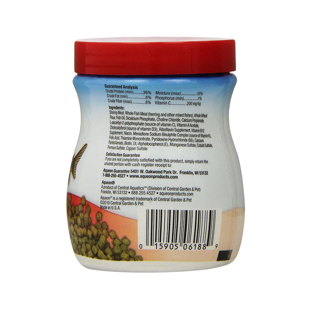 Aqueon Shrimp Pellets Fish Food 6.5-oz - Image 2