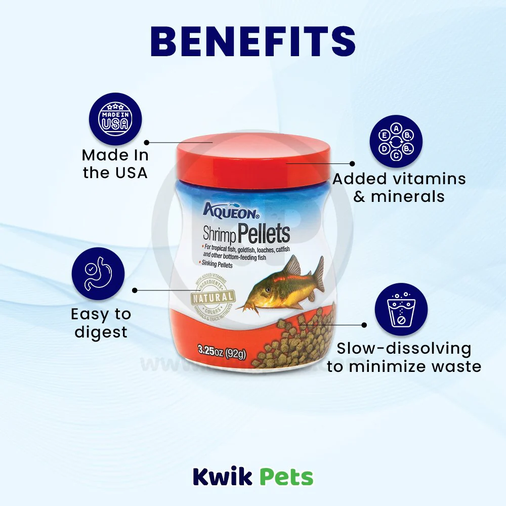 Aqueon Shrimp Pellets Fish Food 3.25-oz - Image 4