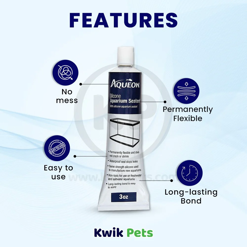 Aqueon Clear Silicone Sealant for Aquariums 3‑oz - Image 2