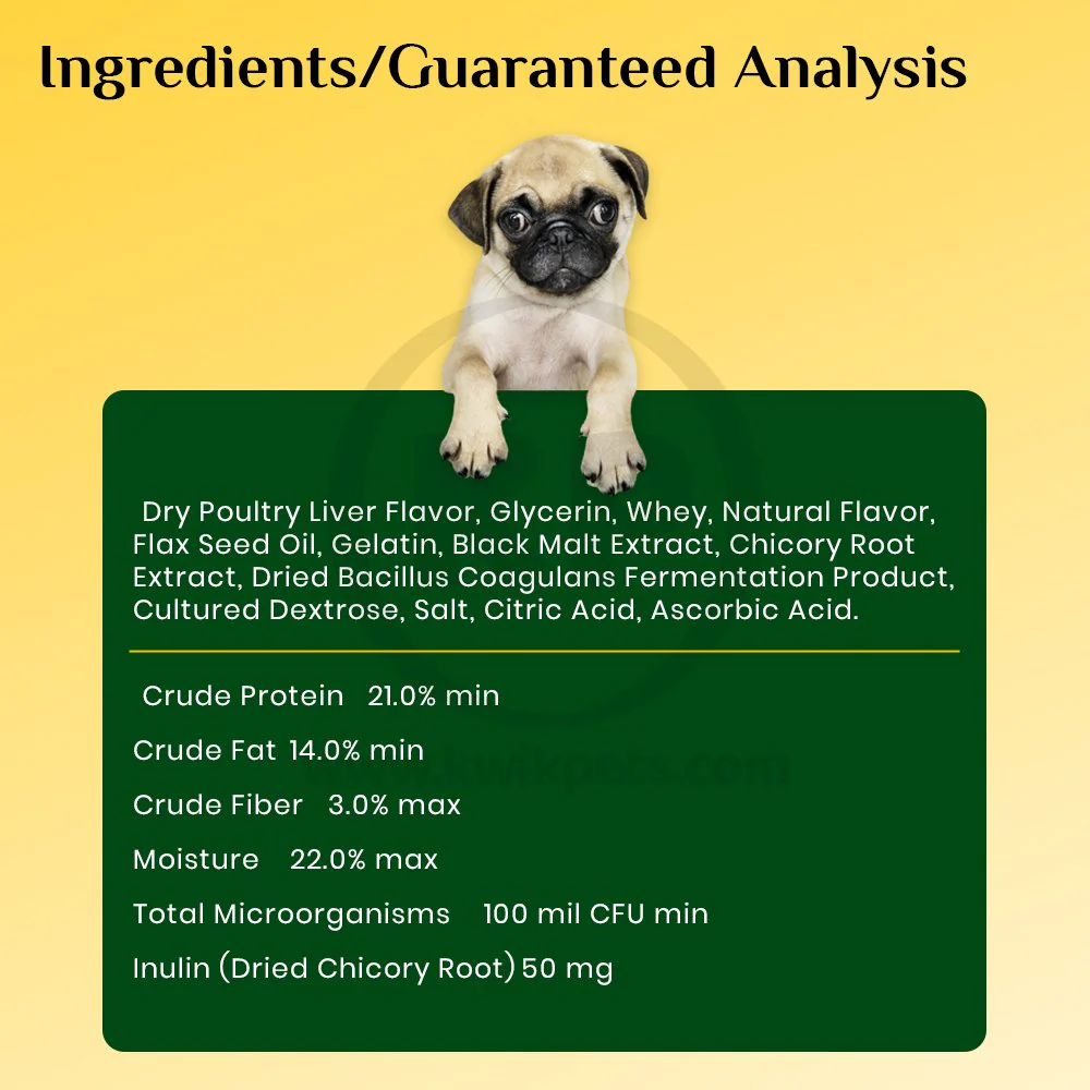 Ark Naturals Gentle Digest Bite Size Soft Chews for Dogs & Cats 120 Count 3.2-oz - Image 5