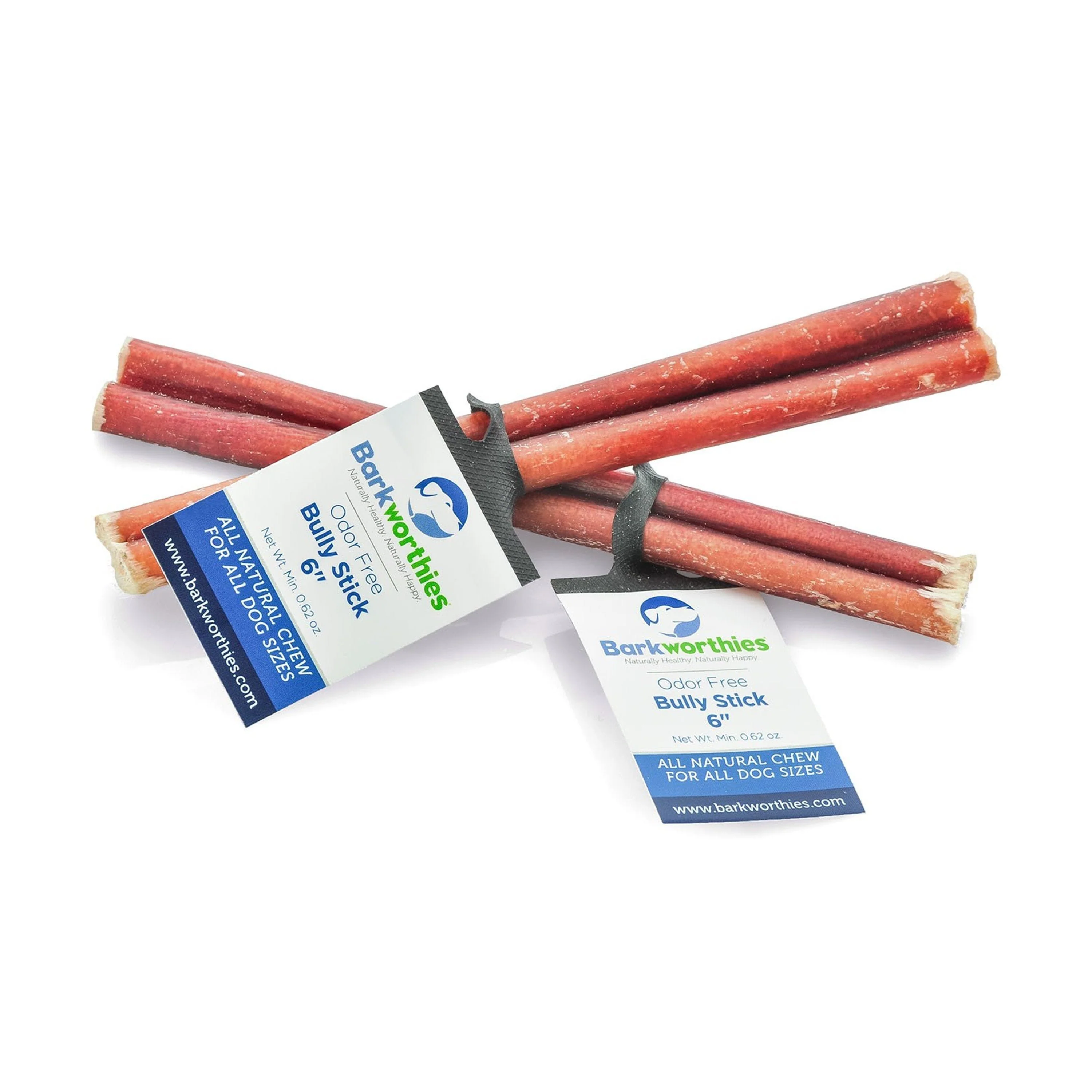 Barkworthies 6" Odor Free Bully Stick Dog Chews 5 Count - Image 7
