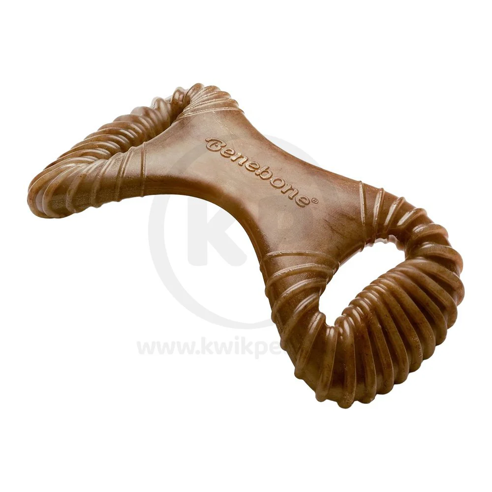 Benebone Dental Chew Dog Toy Bacon Medium - Image 4