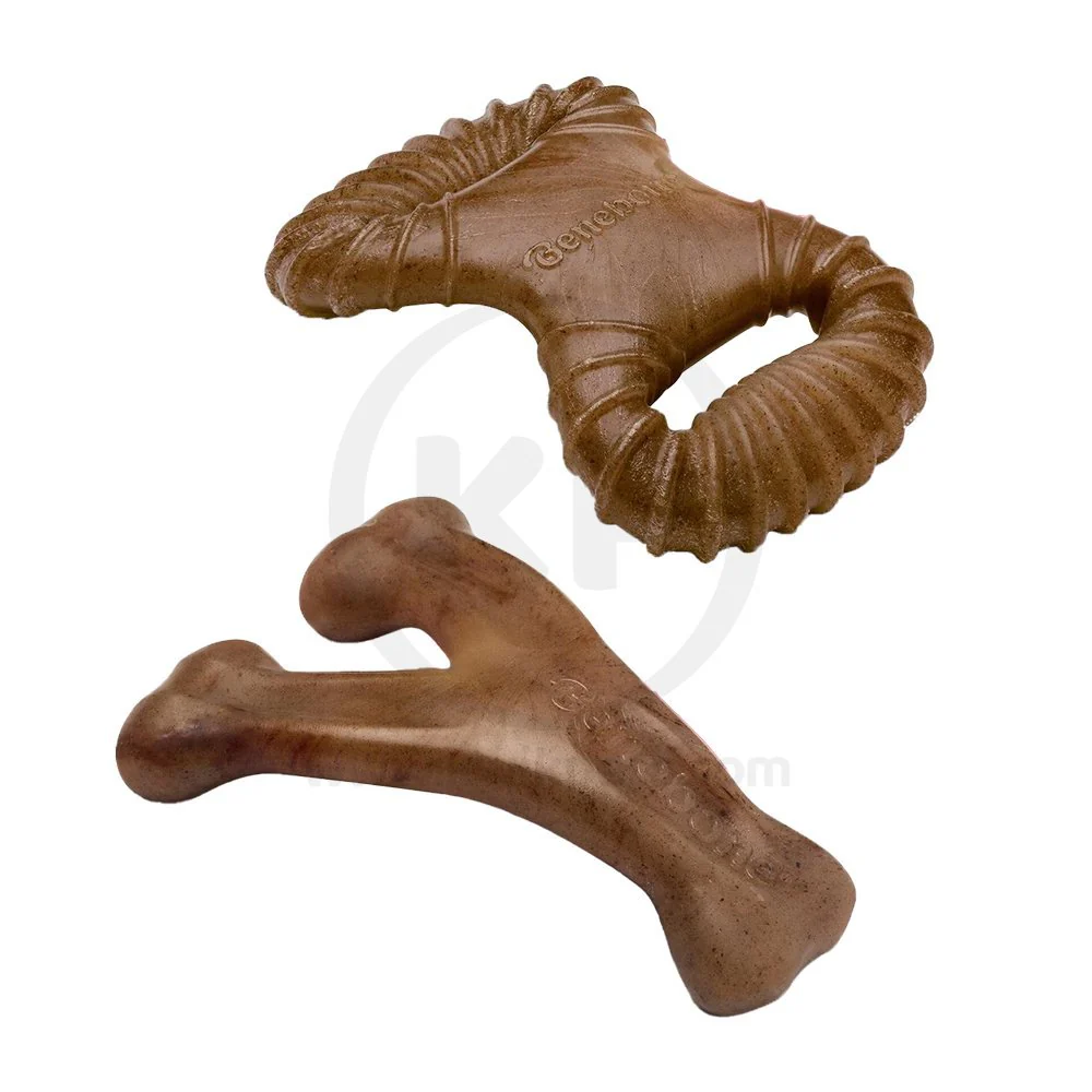 Benebone Dental Chew & Wishbone Dog Chew Toy Bacon Tiny 2 Count - Image 4