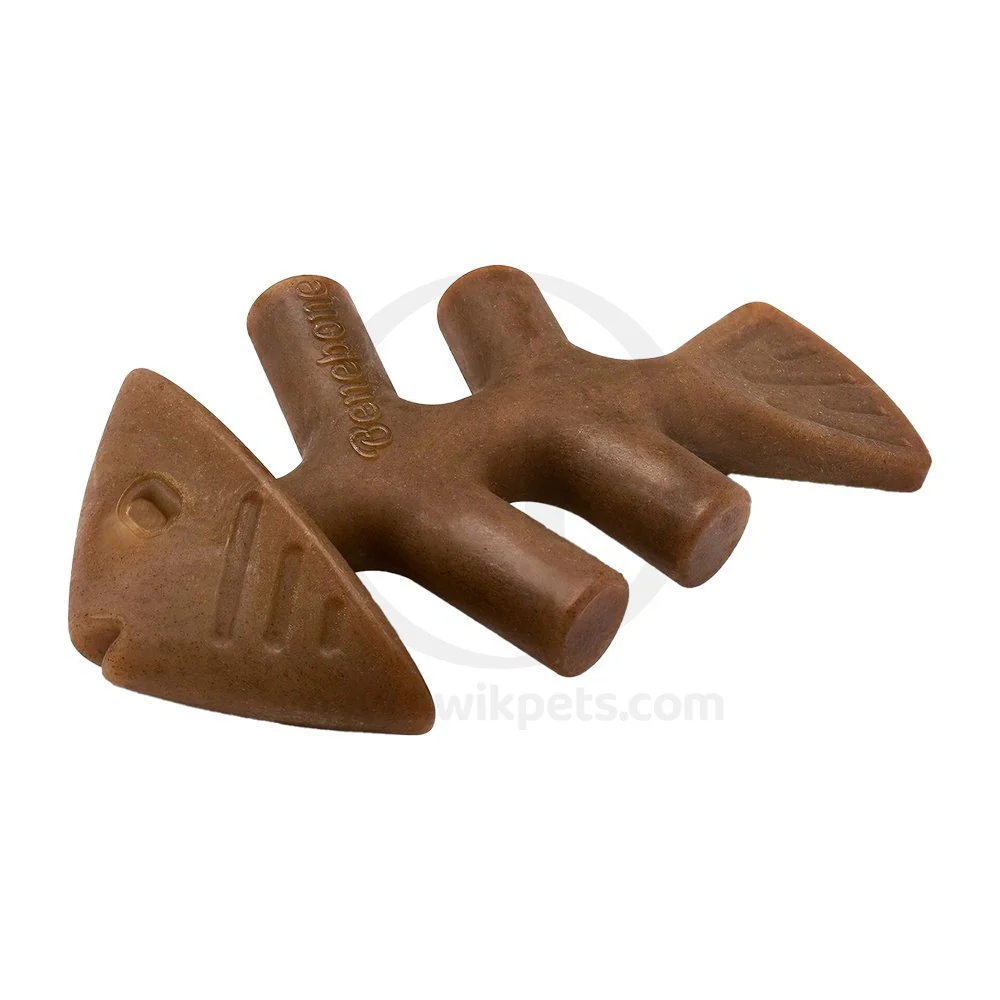 Benebone Jack Salmon Fishbone Dog Chew Toy Medium - Image 4