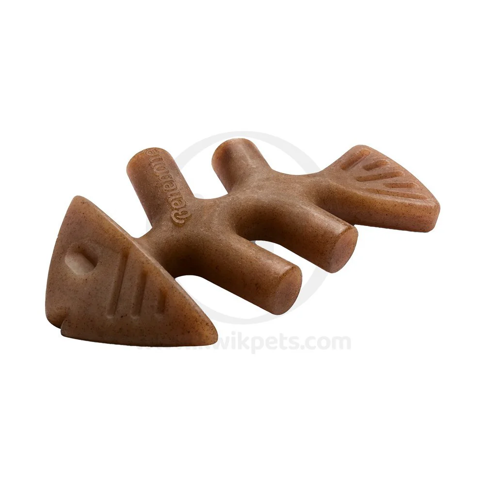 Benebone Jack Salmon Fishbone Dog Chew Toy Tiny 2 Count - Image 5