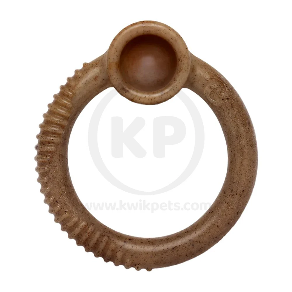 Benebone Ring Dog Chew Toy Bacon Large - Image 5