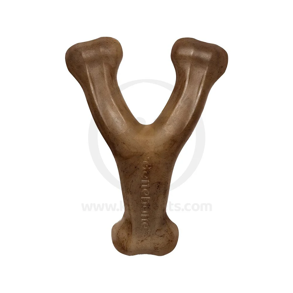 Benebone Wishbone Dog Chew Toy Bacon Small - Image 5