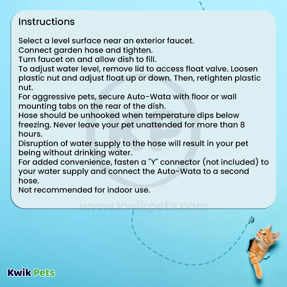 Bergan Auto-Wata Automatic Dog & Cat Waterer Navy 48-oz - Image 4