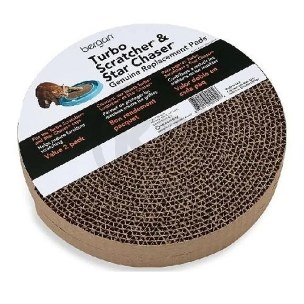 Bergan Turbo Scratcher Replacement Pads Tan 2 Count - Image 5