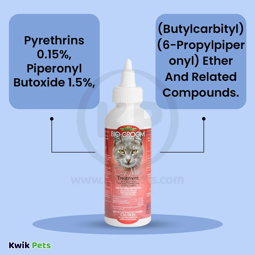 Bio-Groom Ear Mite Treatment for Dogs & Cats 4-oz - Image 6