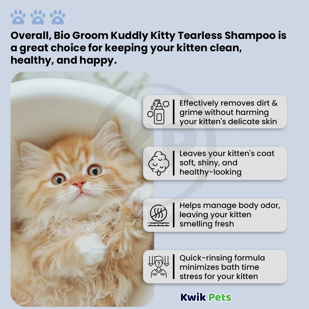 Bio-Groom Kuddly Kitty Tearless Cat Shampoo 8-oz - Image 5