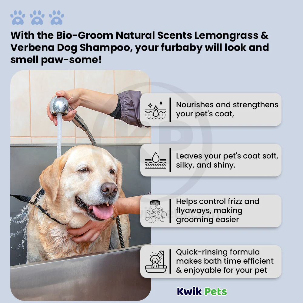 Bio-Groom Natural Scents Lemon Grass & Verbena Dog Shampoo 8-oz - Image 5