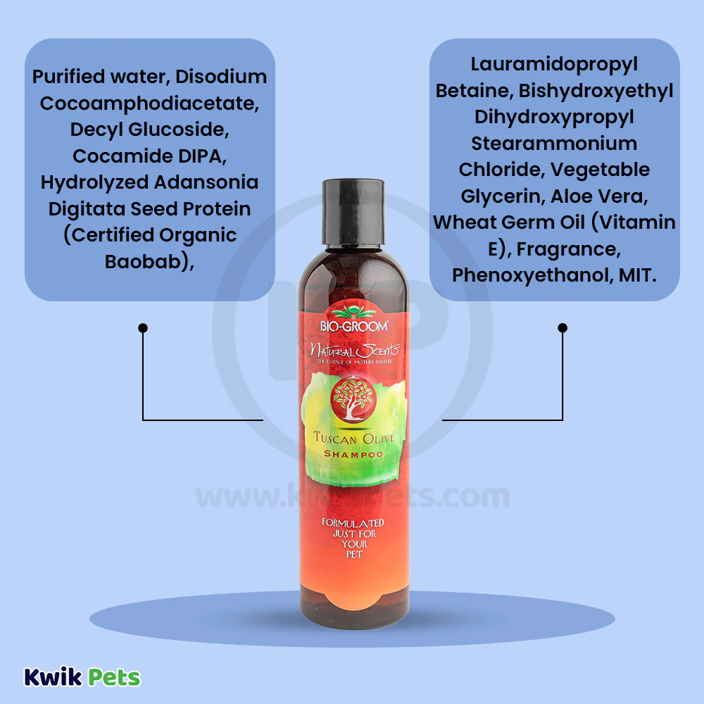 Bio-Groom Natural Scents Tuscan Olive Dog Shampoo 8-oz - Image 6