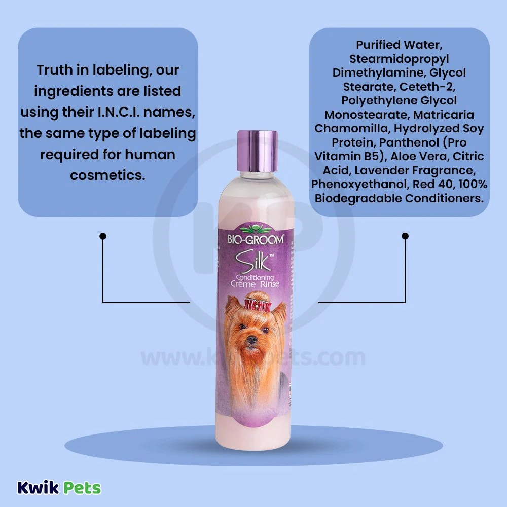 Bio-Groom Silk Conditioning Cream Rinse For Dogs 12-oz - Image 6