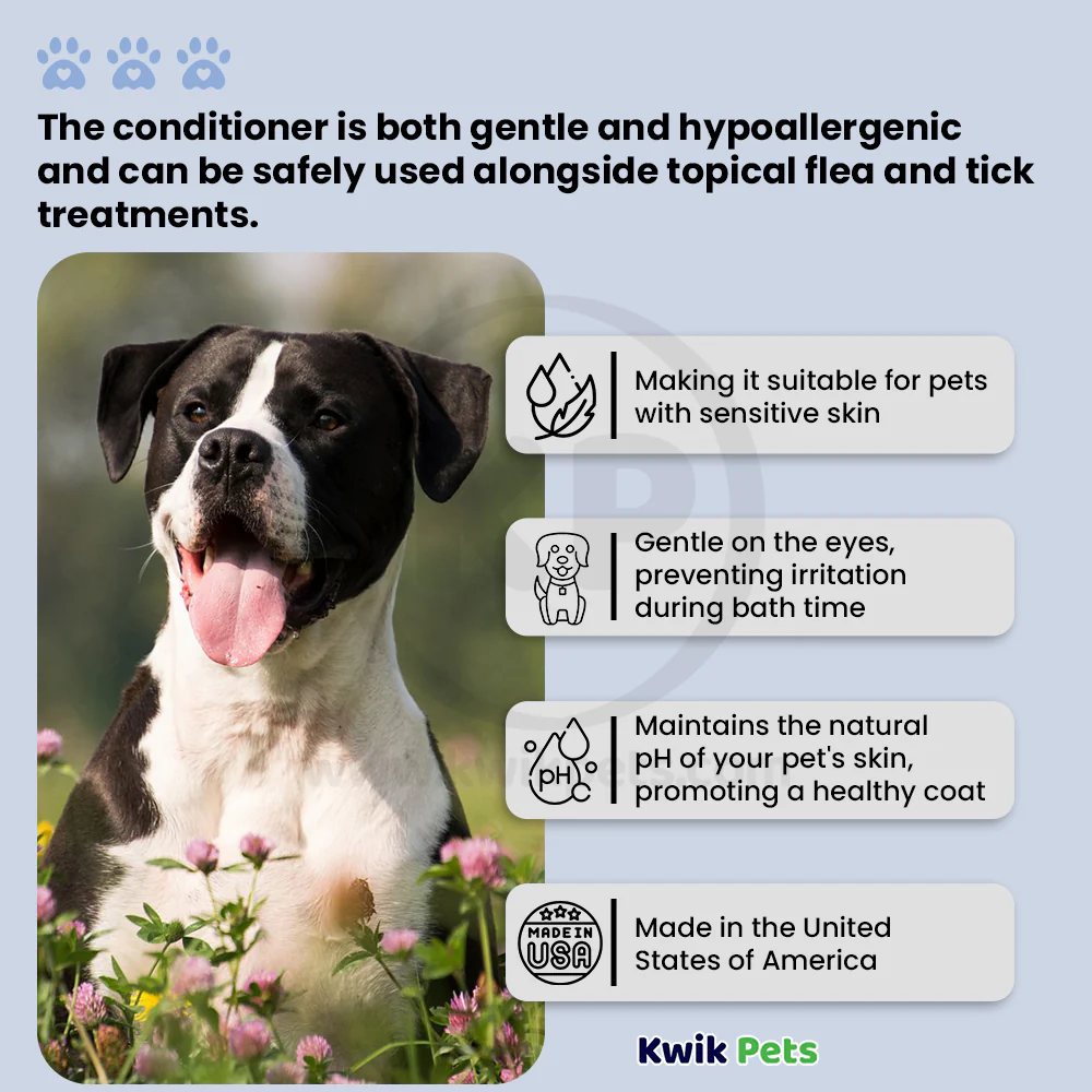 Bio-Groom So-Gentle Hypo-Allergenic Creme Rinse Dog Conditioner 12-oz - Image 4
