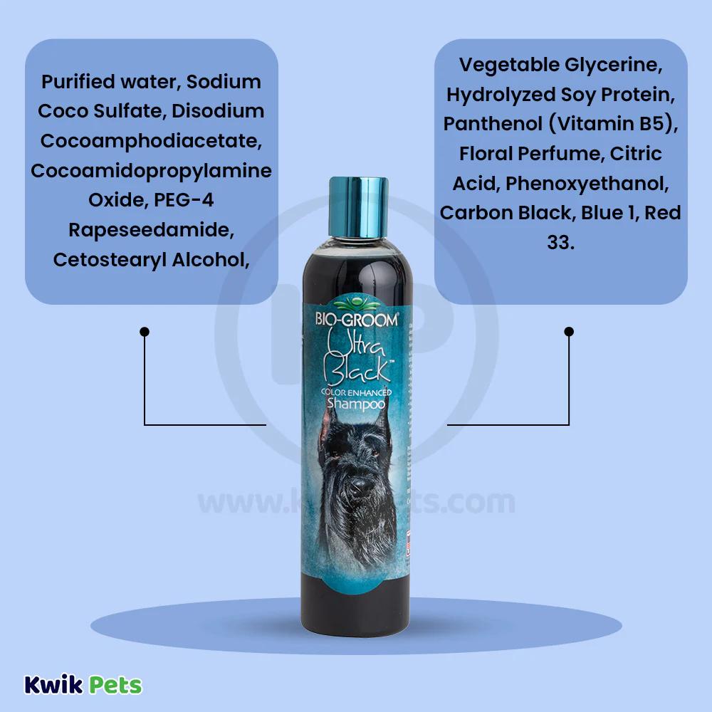 Bio-Groom Ultra Black Color Enhancing Dog Shampoo 12-oz - Image 4