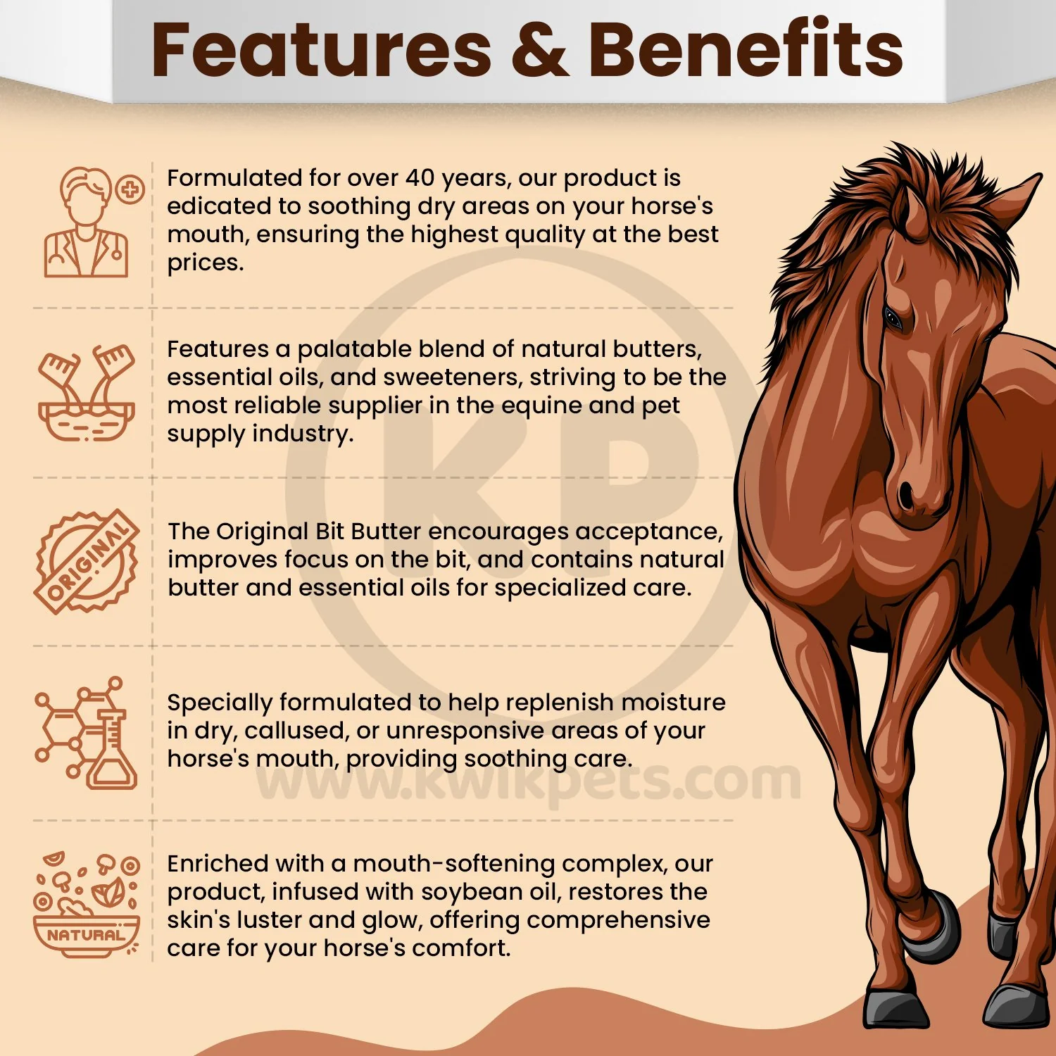 Equine Healthcare International The Original Bit Butter Mouth Softening Complex 4-oz - Image 2