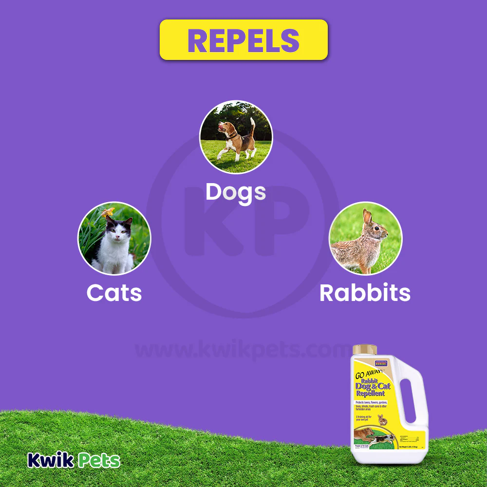 Bonide Go Away! Rabbit, Dog & Cat Repellent Granules 3-lb - Image 5