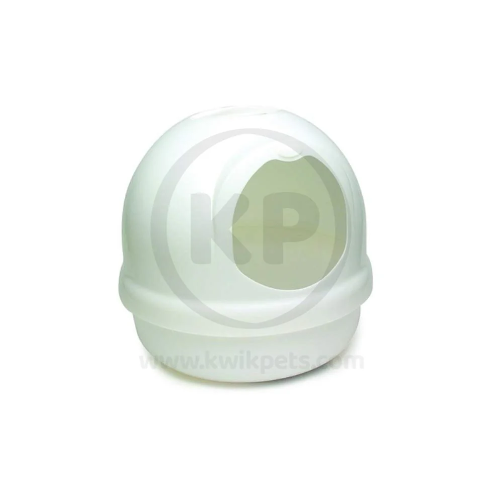 Booda Dome Cat Litter Box Pearl White Large - Image 4