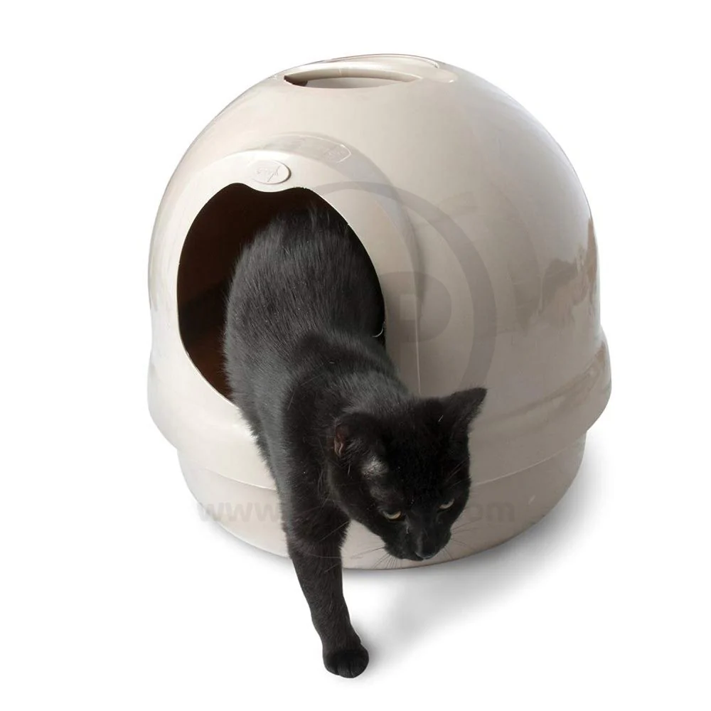 Booda Dome Cat Litter Box Pearl White Large - Image 5