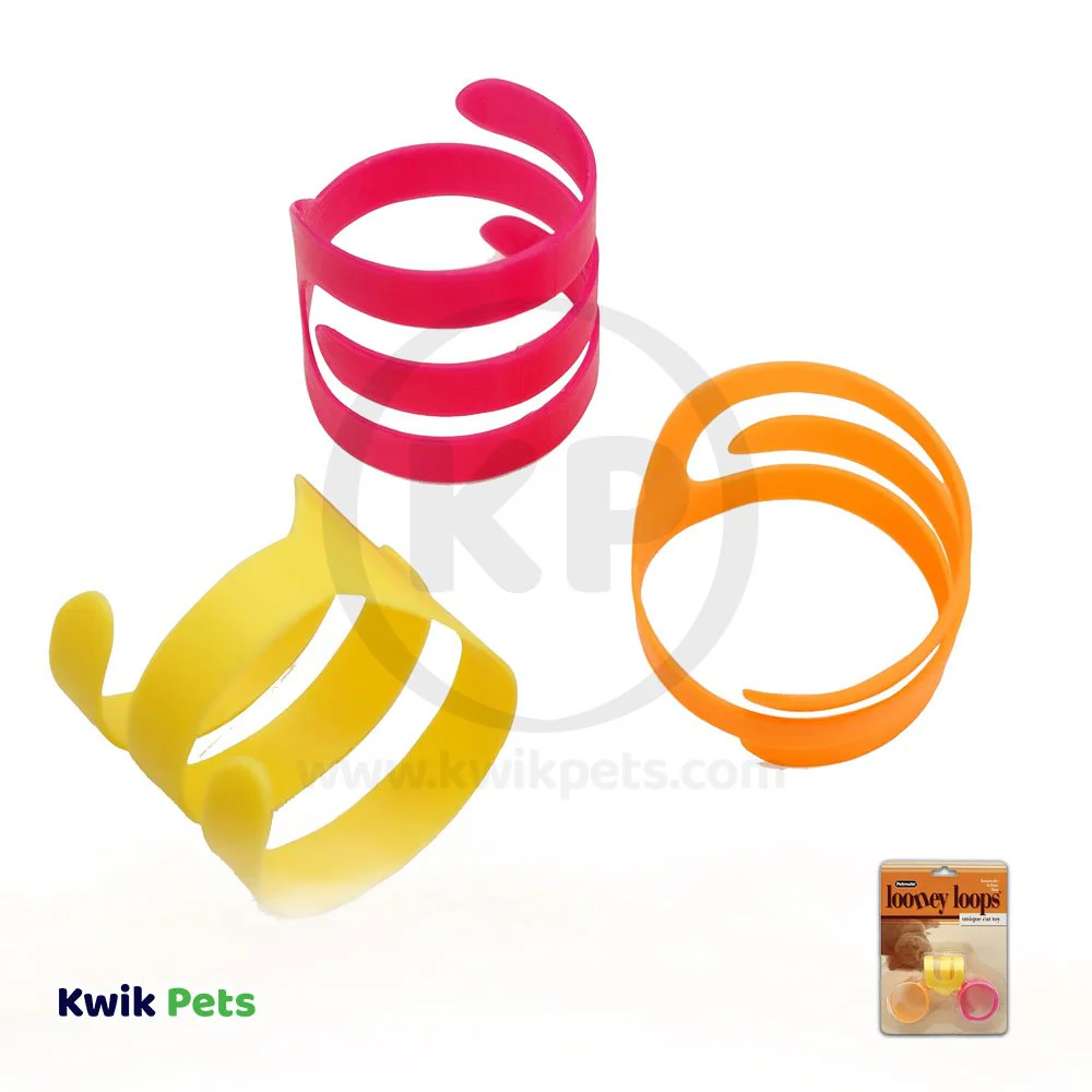 Petmate Looney-Loops Cat Toy 3 Count - Image 4