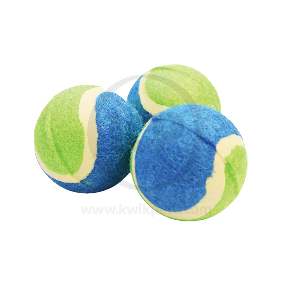 Boss Pet Digger's Multicolored Rubber Mini Tennis Balls Dog Toy Small 3 Count - Image 3