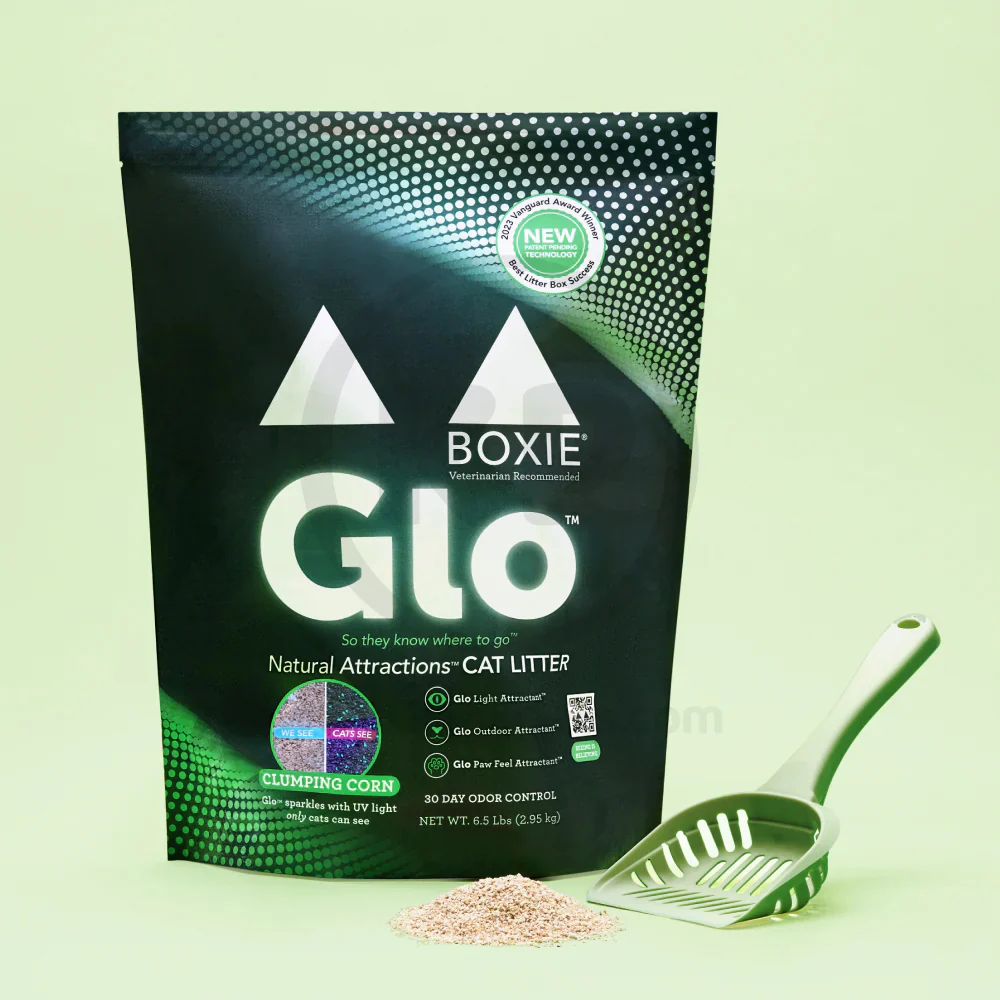 Boxiecat Glo Natural Attractions Clumping Corn Cat Litter 6.5-lb - Image 4